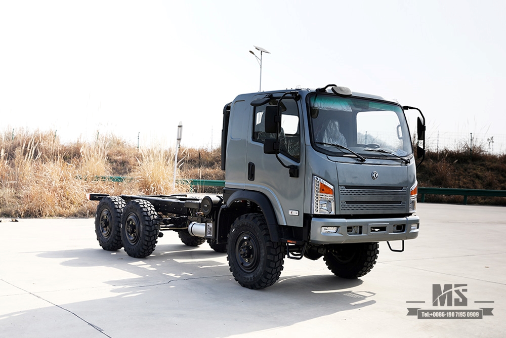 Dongfeng EQ2082 Chassis 6*6 Truck Flathead Chassis Modification_ 6WD Chassis "Bobcat" Six Wheel Drive Chassis Configuration_Export Special Vehicle Chassis Manufacturer