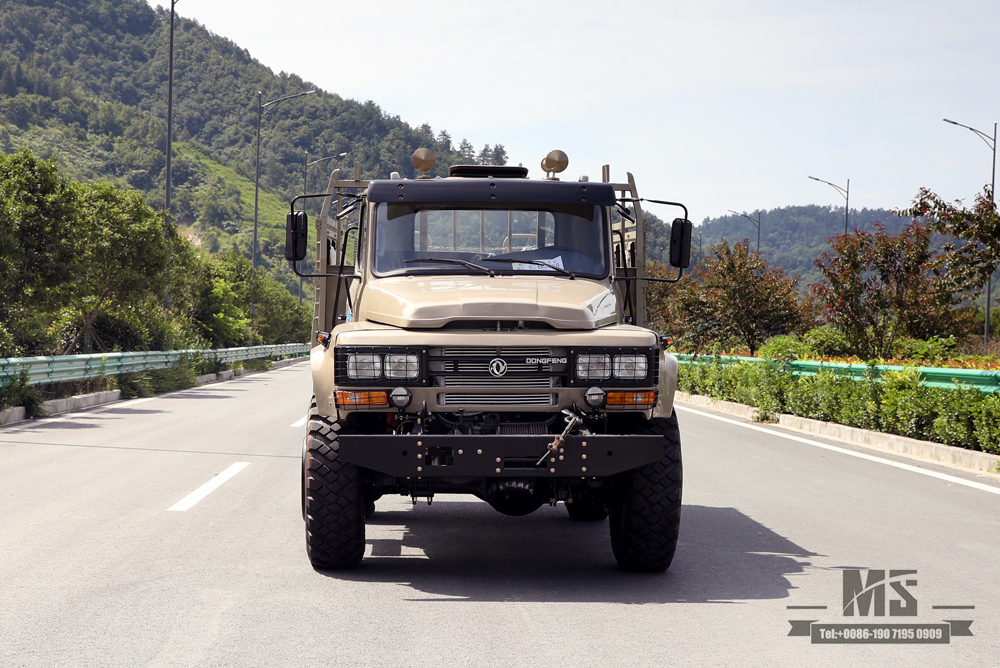 Dongfeng Four Wheel Drive Cargo Truck Long-head 2.5-ton Off-road Truck_4*4 New Pointed Cab Truck_Long-distance Truck with Winch Export Special Purpose Vehicle