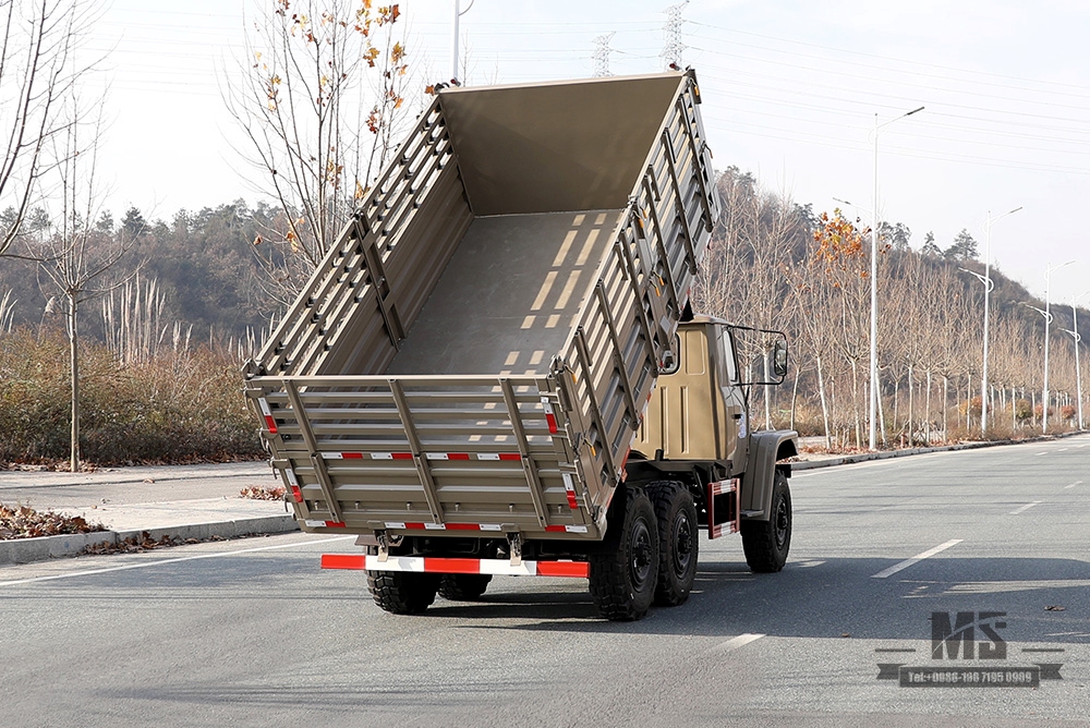 Dongfeng EQ2082 Barn Dump Truck_170 hp Six-wheel Drive Off-road Tipper Truck_6WD 240 2.5T truck_All-wheel Drive 25Y Truck Export Special Vehicle