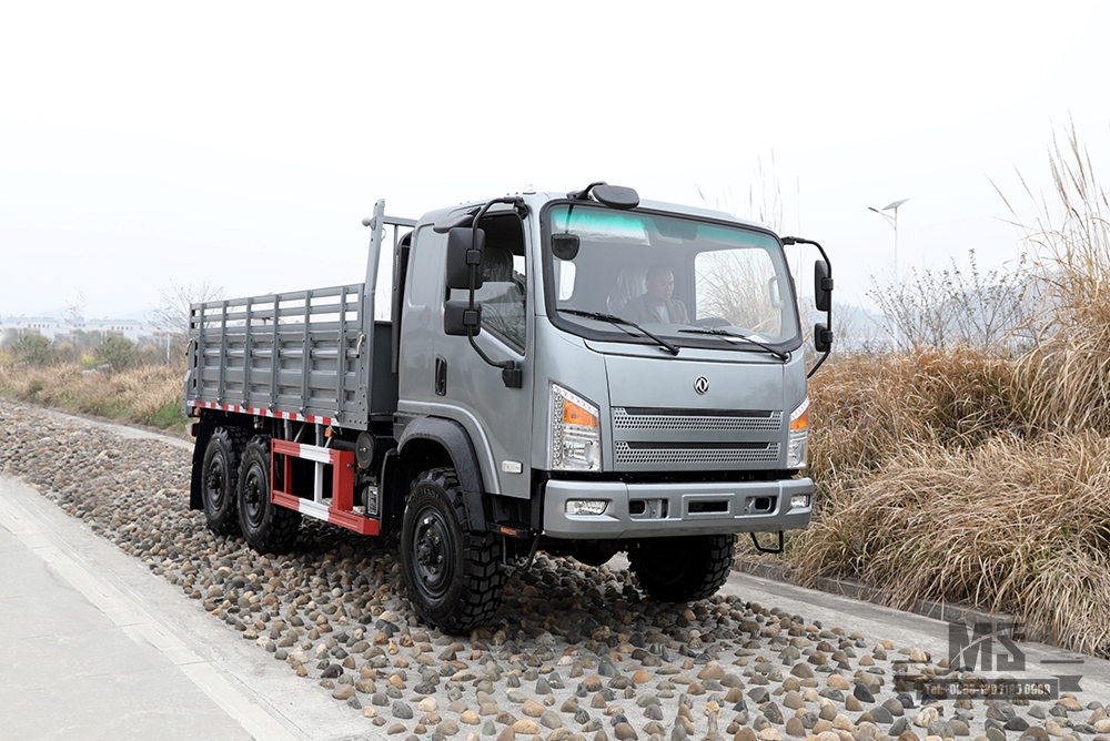 Dongfeng Silver six-wheel drive AWD truck configuration_6×6 190HP flat-head off-road light truck manufacturer_6*6 export special vehicle quotation