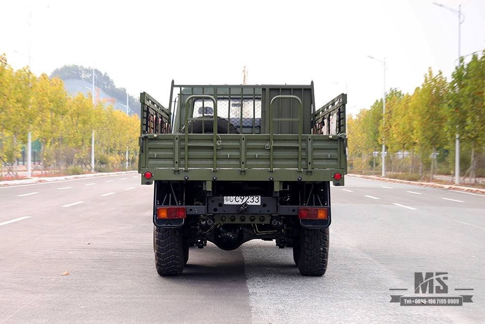 190hp Dongfeng EQ2102 Six Wheel Drive Truck_6×6 EQ246 153 Double Row Cab Army Green Truck _Dongfeng Truck Export Special Purpose Vehicle