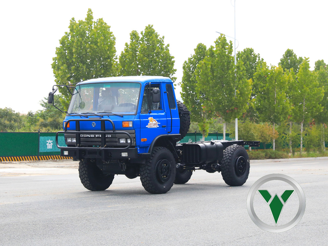 Dongfeng EQ2070 4x4 Truck chassis | 190HP 4×4Double Row Cab (EQ246) for Special Purpose & Export
