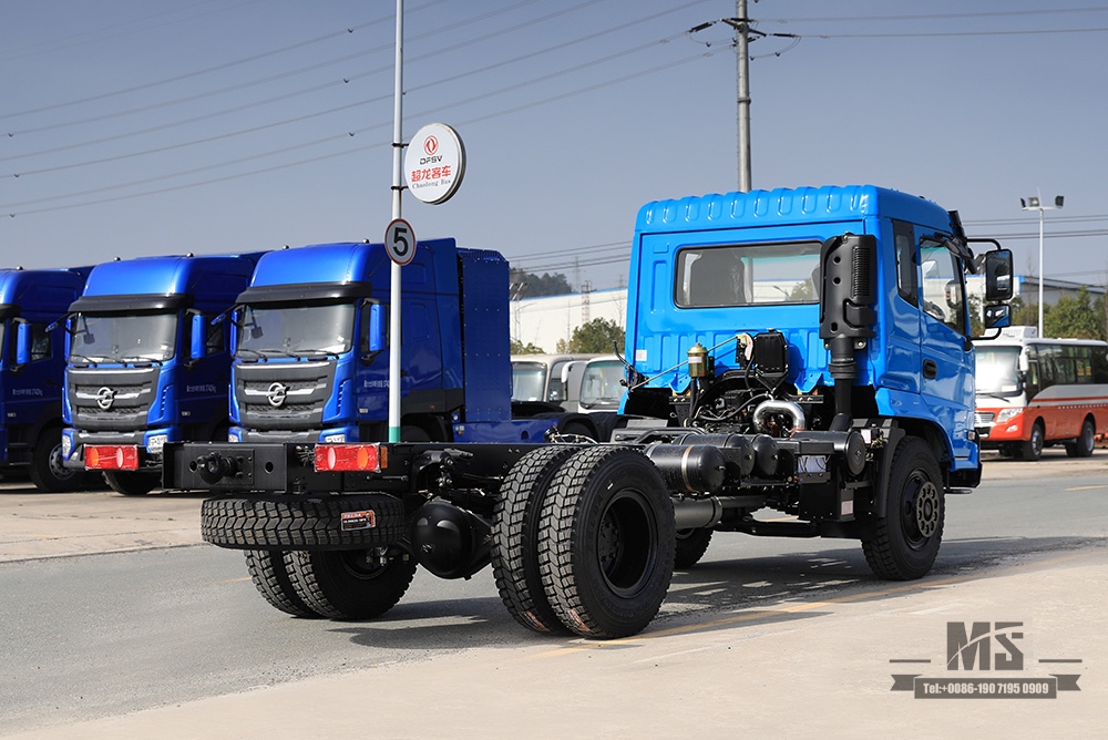 Dongfeng 4*2 Truck Chassis _ 210 HP One and a half Row Cab Truck Chassis Commercial Vehicle_Dongfeng 4*2 Truck Chassis For Sale_Export Special Truck Chassis