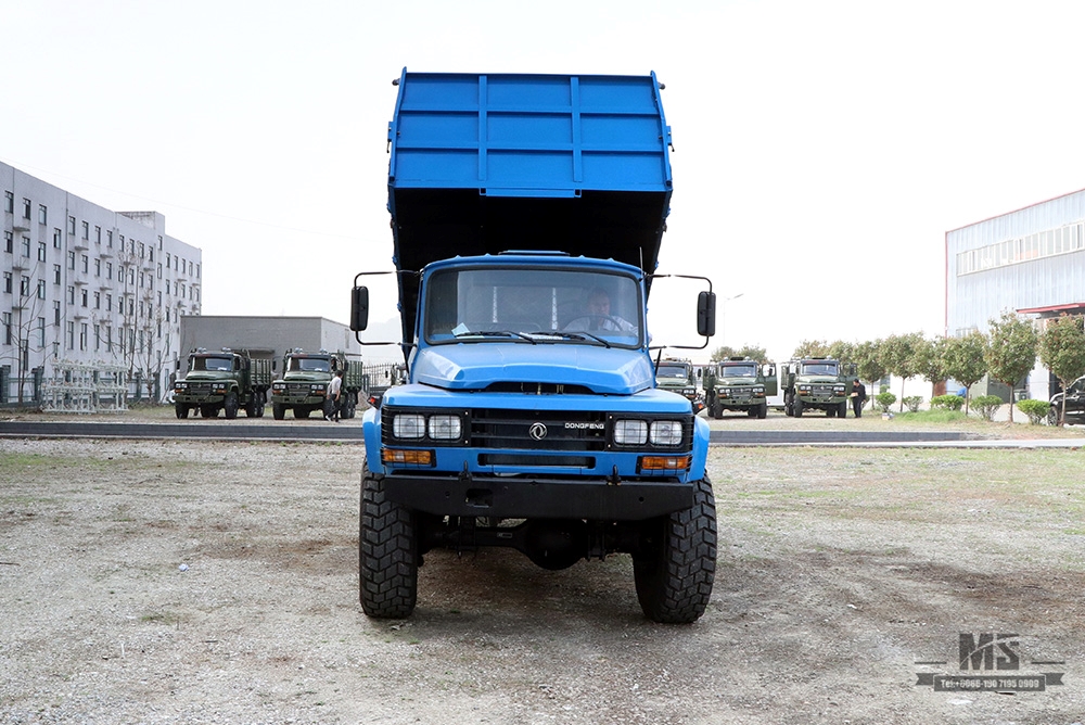 190 hp Dongfeng Six Wheel Drive EQ2100 Tipper Truck_6×6 Classic 5T Pointed Head Off-road Dump Truck Vehicle for sale_Dongfeng 6WD 245 Export Special Vehicle