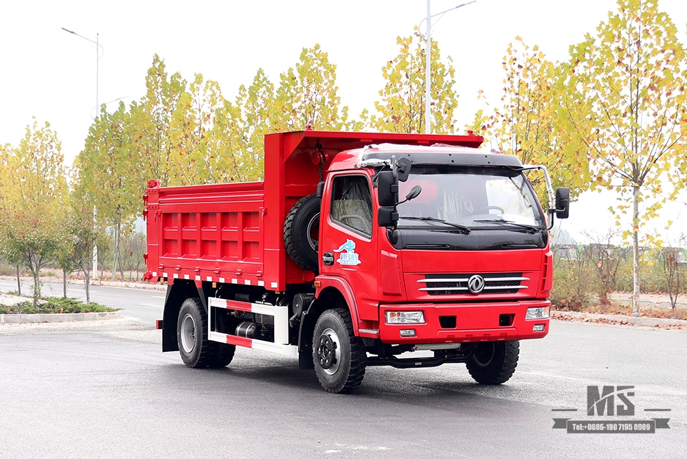 Dongfeng 4×2 Light Dump Truck 160HP Small Tipper Truck_Left/Right Hand 5T Single Row Micro Truck Conversion Manufacturer_Export Special Truck