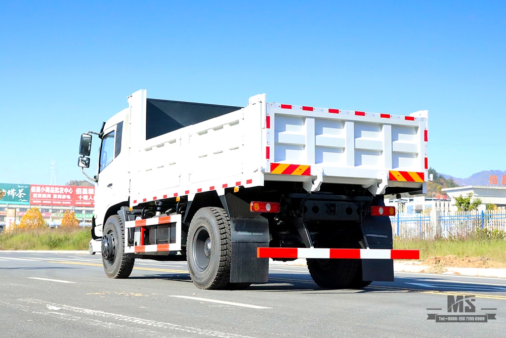 210hp Dongfeng 4×2 Dump Truck for Sale_4*2 Flathead Head Row Half Tipper Truck Manufacturer_Export Special Vehicle