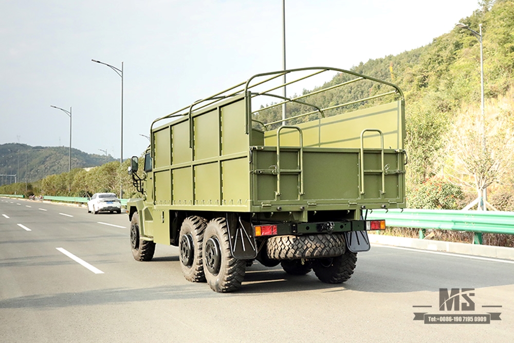 Dongfeng Six Wheel Drive Protective Box Truck_ 6×6 Pointed Head Off-Road Cargo Vehicle_Van Truck Transportation Truck_Dongfeng AWD Export Special Purpose Vehicle