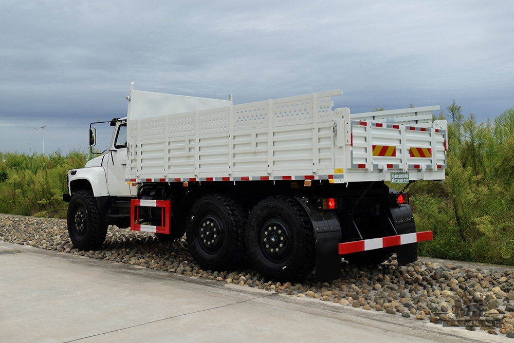 190hp Dongfeng Six wheel Drive EQ2100 Dump Truck_6×6 Pointed Head Single Row Constructiion Site Mining Tipper Truck_AWD Export Special Truck