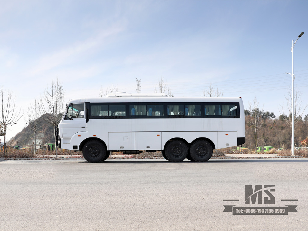 Dongfeng Six-wheel Drive Off Road Bus 190 HP 6*6 Manual Six-speed Bus with Bumper Dongfeng Bus for sale Conversion Manufacturer Export Special Vehicle