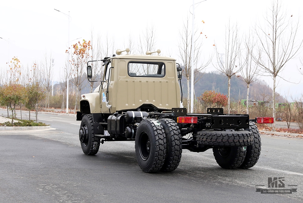 4*4 Dongfeng Four-wheel Drive Off-road Chassis_240hp Long Head Single Row Cab Truck Chassis_Customised 4WD Export Special Vehicle Chassis