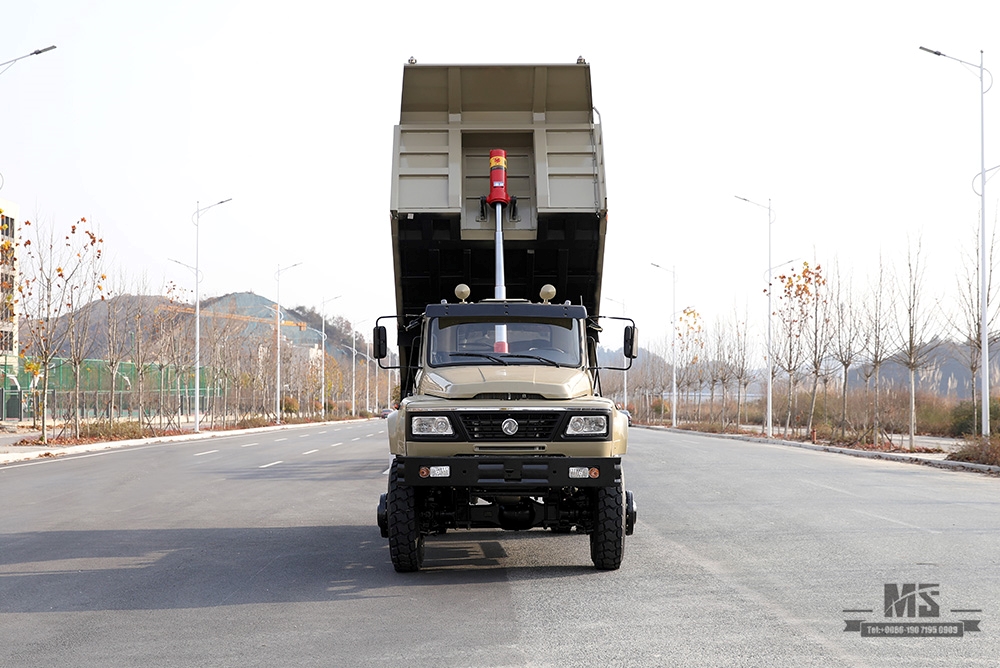 Dongfeng Four-wheel Drive Dump Truck_240hp Long Head Cab Off-road Tipper Truck_4*4 Customised Export Special Purpose Vehicle