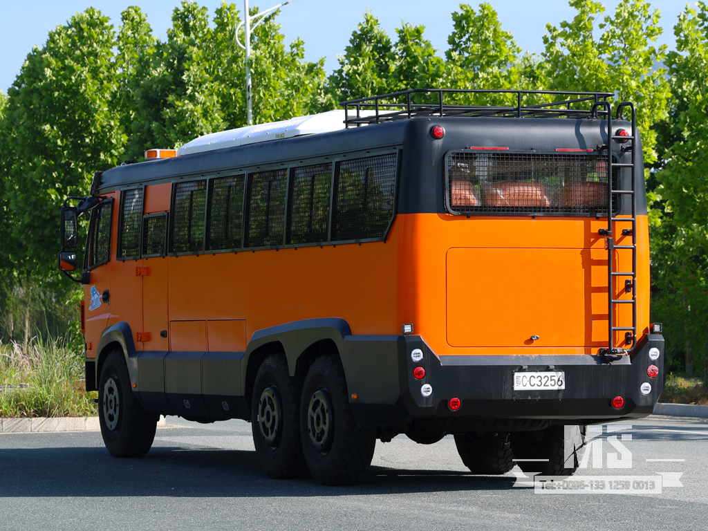 210HP 6x6 Dongfeng Passenger Bus | Off-road All Terrain Special Passenger Vehicle