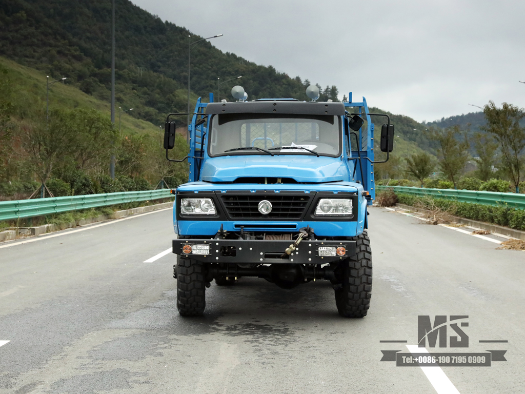 170 Hp Dongfeng EQ2082_Six-wheel Drive Off-road Special Truck_Double Glass Single Row 240 Transport Vehicle_6×6 Pointed 25Y Truck