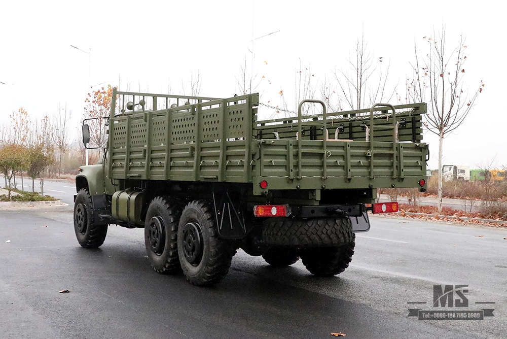 Dongfeng Army Green Six Wheel Drive EQ2100 _6×6 190 hp Classic Pointed Head 3.5T Three Axle Off-road Truck for sale_Dongfeng 245 Troop Carrier Export Special Vehicle 