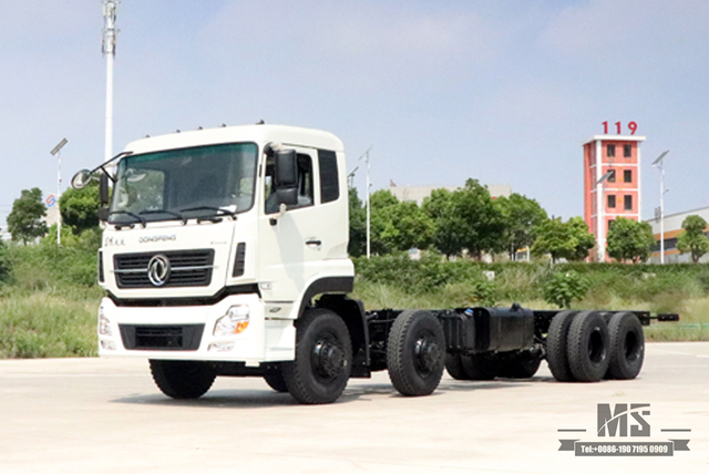 Dongfeng 8*4 Special Truck Chassis_30-ton Four-axle Dongfeng Heavy-duty Commercial Vehicle Chassis_Export Special Purpose Chassis Customization and Modification
