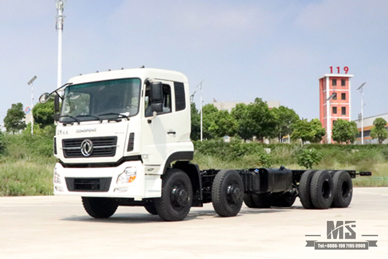 Dongfeng 8*4 Special Truck Chassis_30-ton Four-axle Dongfeng Heavy-duty Commercial Vehicle Chassis_Export Special Purpose Chassis Customization and Modification