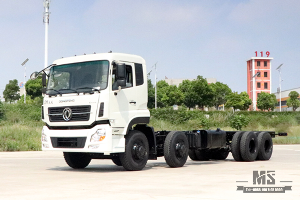 Dongfeng 8*4 Special Truck Chassis_30-ton Four-axle Dongfeng Heavy-duty Commercial Vehicle Chassis_Export Special Purpose Chassis Customization and Modification