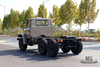 170 hp Champagne Gold EQ2082 Chassis_Dongfeng six-wheel drive off-road truck chassis_Double glass 240 transport vehicle_6×6 pointed 25Y truck export special chassis