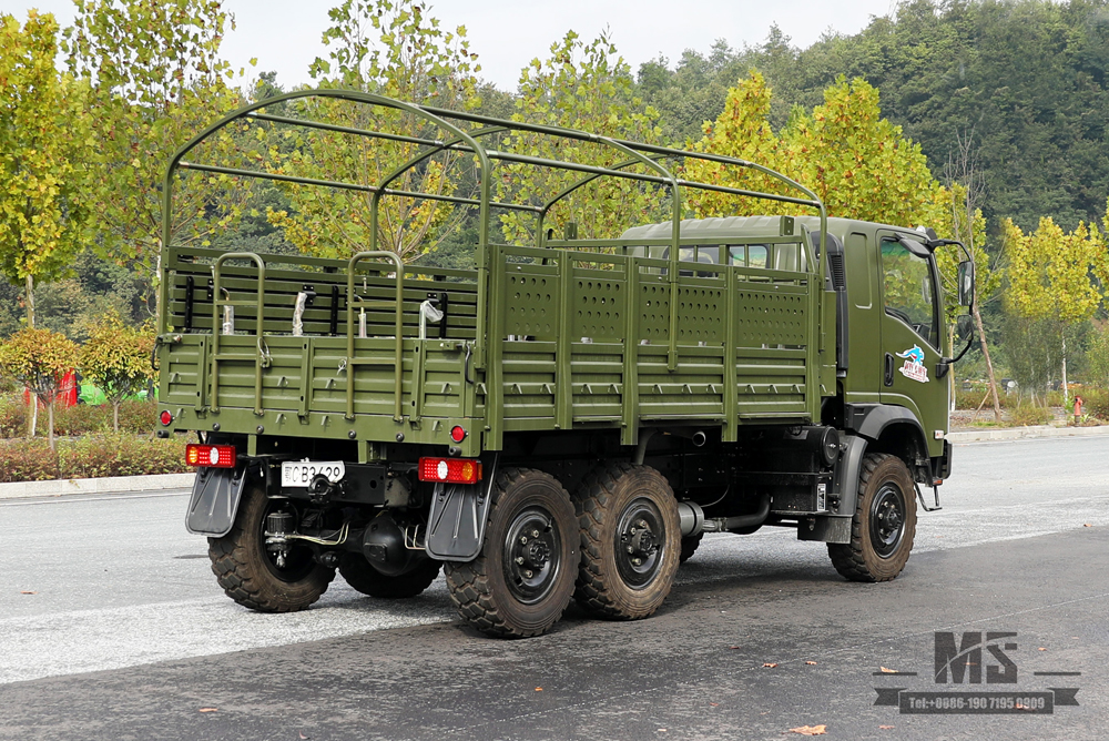 Flathead EQ240 Dongfeng 6WD Off-road Truck_EQ2082 Diesel Cargo Truck Factory_Dongfeng 6x6 All-Wheel Drive Civilian Off-road Truck for Sale_Export Special Vehicle