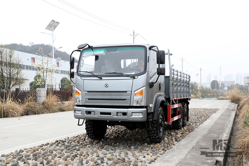 Dongfeng Silver six-wheel drive AWD truck configuration_6×6 190HP flat-head off-road light truck manufacturer_6*6 export special vehicle quotation