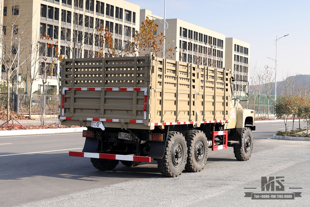 Dongfeng EQ240 Off-road Truck_China Second Automobile Group’s classic pointed Truck_Six-wheel drive 170 horsepower truck configuration