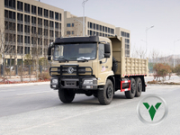 6x6 Flatbed Dump Truck | Heavy-Duty Dump Body with Removable Sides