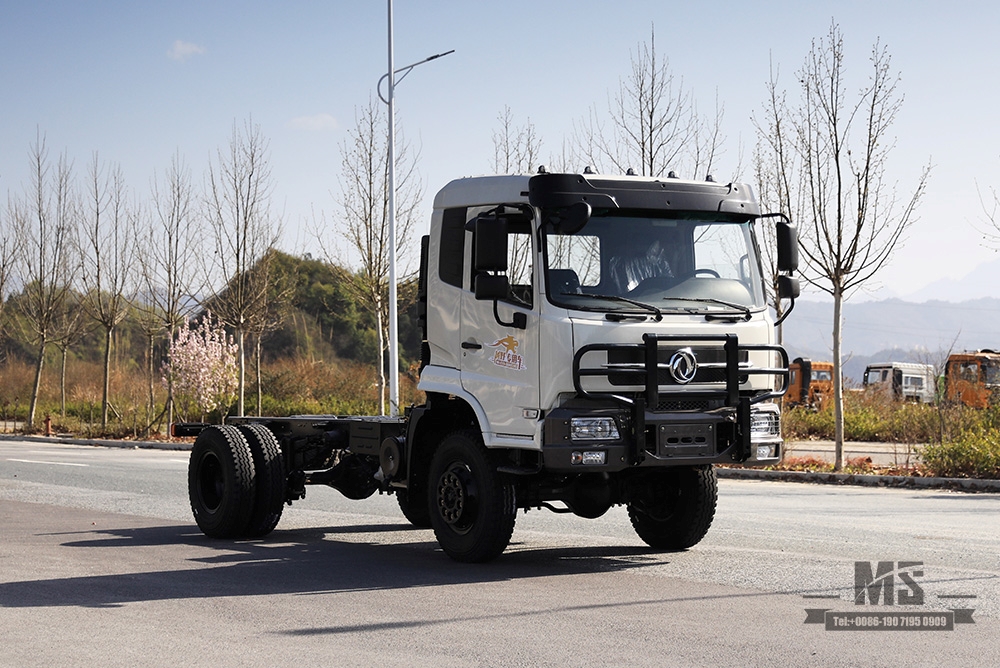 170hp Dongfeng Four Wheel Drive Refrigerated Truck Chassis_4WD Flathead Reefer Truck Chassis Export Special Vehicle Chassis_4*4 Truck Chassis Modification Manufacturer