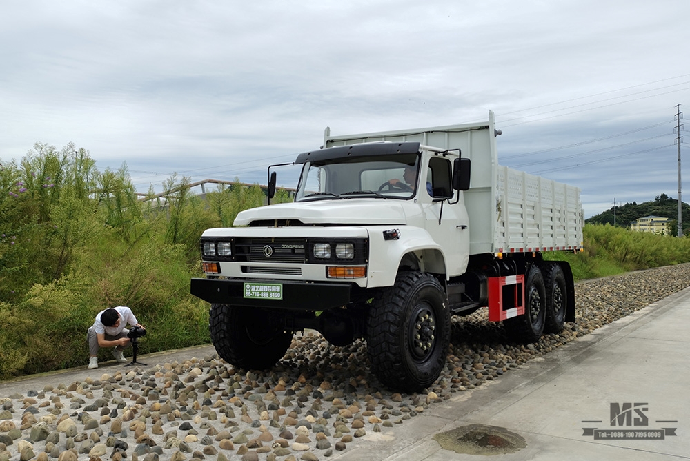 190hp Dongfeng Six wheel Drive EQ2100 Dump Truck_6×6 Pointed Head Single Row Constructiion Site Mining Tipper Truck_AWD Export Special Truck