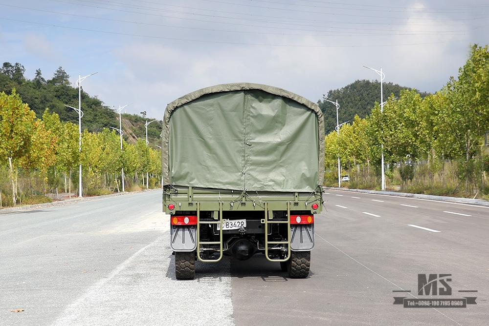 170 hp Dongfeng 6WD EQ2082 Off-road Truck_EQ240 Flathead Diesel Cargo Truck Factory_Dongfeng 6x6 All-Wheel Drive Civilian Off-road Truck for Sale_Export Special Vehicle