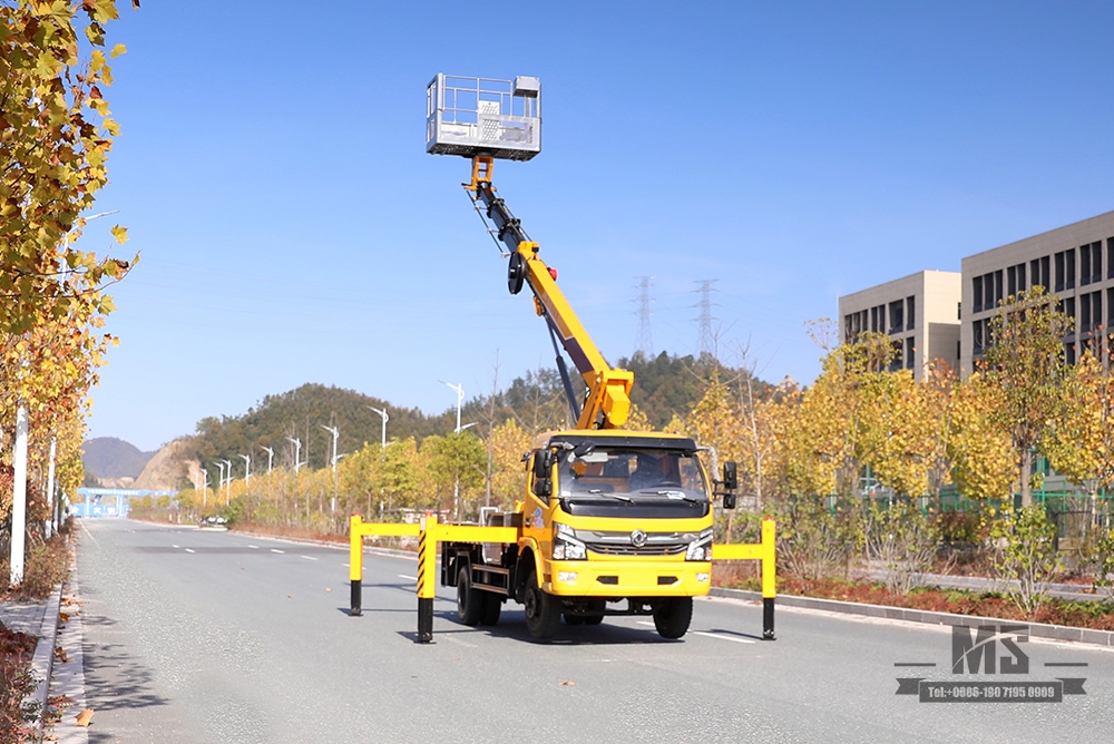 Dongfeng 4*2 Light Truck Tip Off-road Lifting Truck_Small trimming Sanitation Lifting Truck_Export Special Micro Vehicle