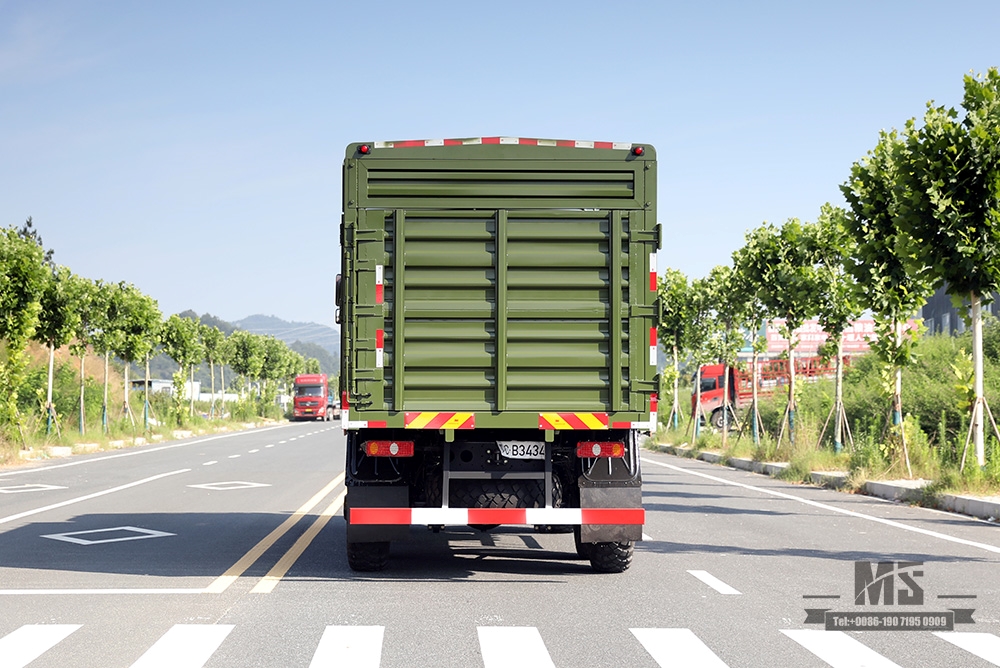 340 hp Dongfeng 6×6 Off Road Truck Six wheel Drive Dongfeng Flat Head One and a Half Row High Container Heavy Duty TruckCargo Truck Vehicle AWD 6*6 Export Special Vehicle