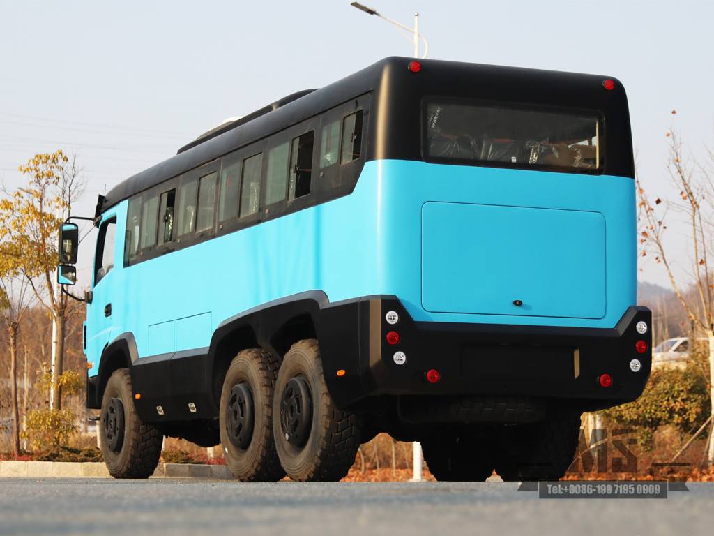 Dongfeng AWD 25 Seater Bus Dongfeng | 6x6 mountainBus Off-road Bus in Mining Areas made in china bus.