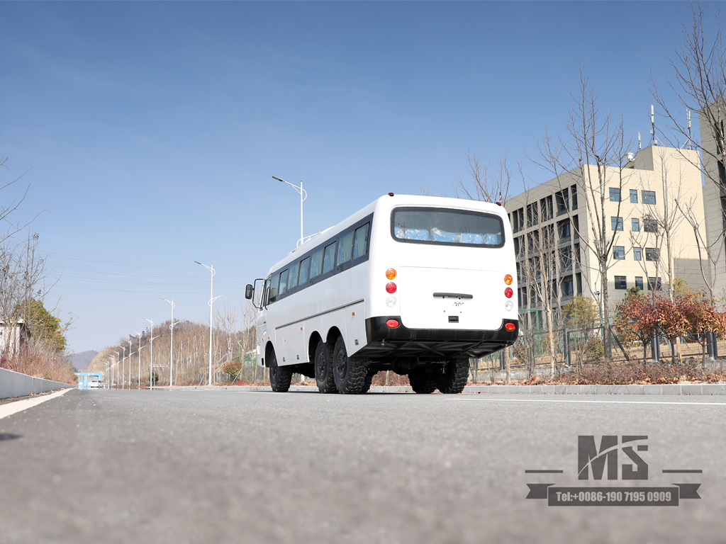Dongfeng Six-wheel Drive Off Road Bus 190 HP 6*6 Manual Six-speed Bus with Bumper Dongfeng Bus for sale Conversion Manufacturer Export Special Vehicle