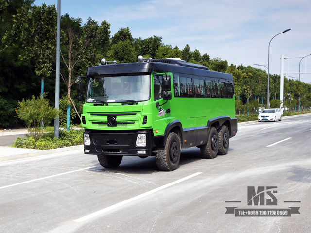 6*6 27-seat Bus Dongfeng | Six Wheel Drive Off-road Bus | All-drive County Bus | 260hp Modified Bus Export Special Vehicle