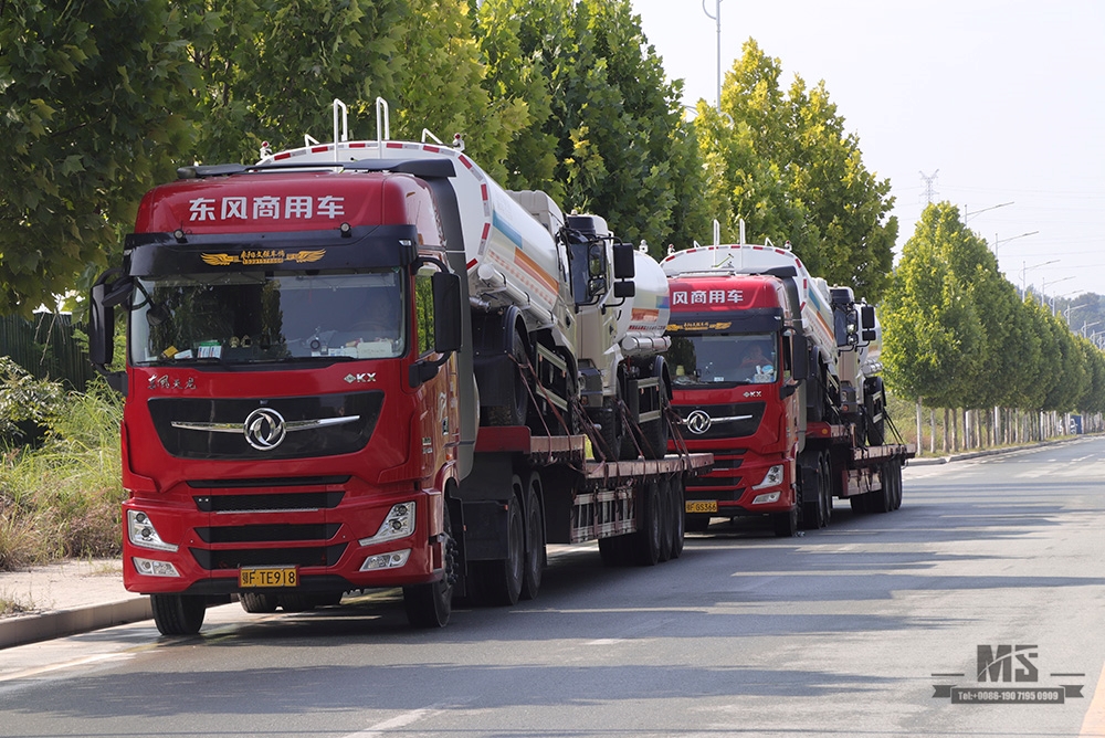 Dongfeng 4x2 Sprinkler Truck Loading and Shipping