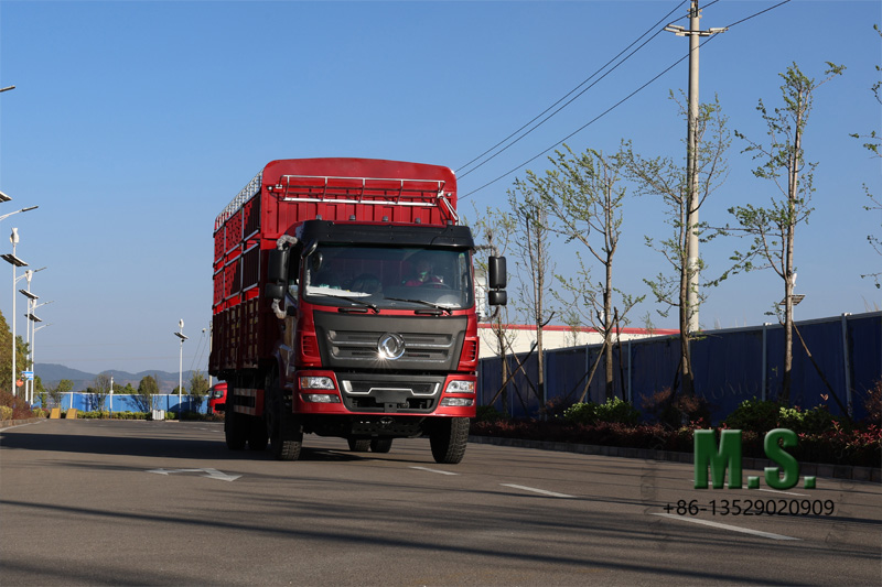 18-Ton 4x2 Dongfeng Box Truck with Hydraulic Tailgate | Chinese stake truck with hydraulic tail lift