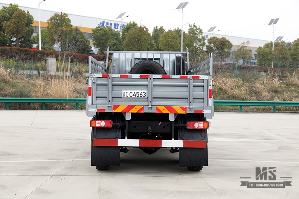 Dongfeng six-wheel drive flat-head AWD truck configuration_6×6 190HP off-road light truck manufacturer_6*6 export special vehicle quotation