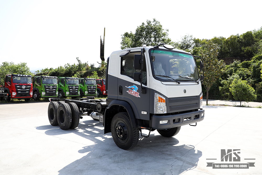 5T 6WD Light Truck Chassis_6*6 260hp Diesel Off-road Truck Chassis_"Bobcat" Dongfeng Six Wheel Drive Truck Chassis for Sale_Export Special Purpose Vehicle