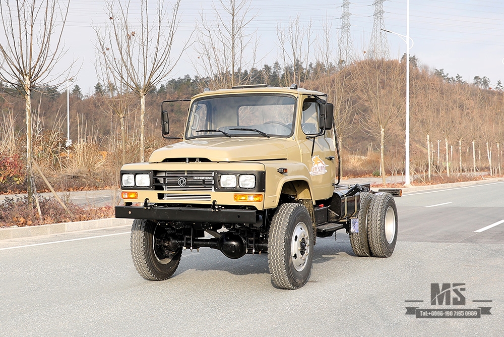 170hp Dongfeng Four Wheel Drive EQ1093 Chassis_EQ1093 Pointed Off-road Truck Chassis_4*4 Truck Chassis Modification Manufacturer Export Special Vehicle Chassis