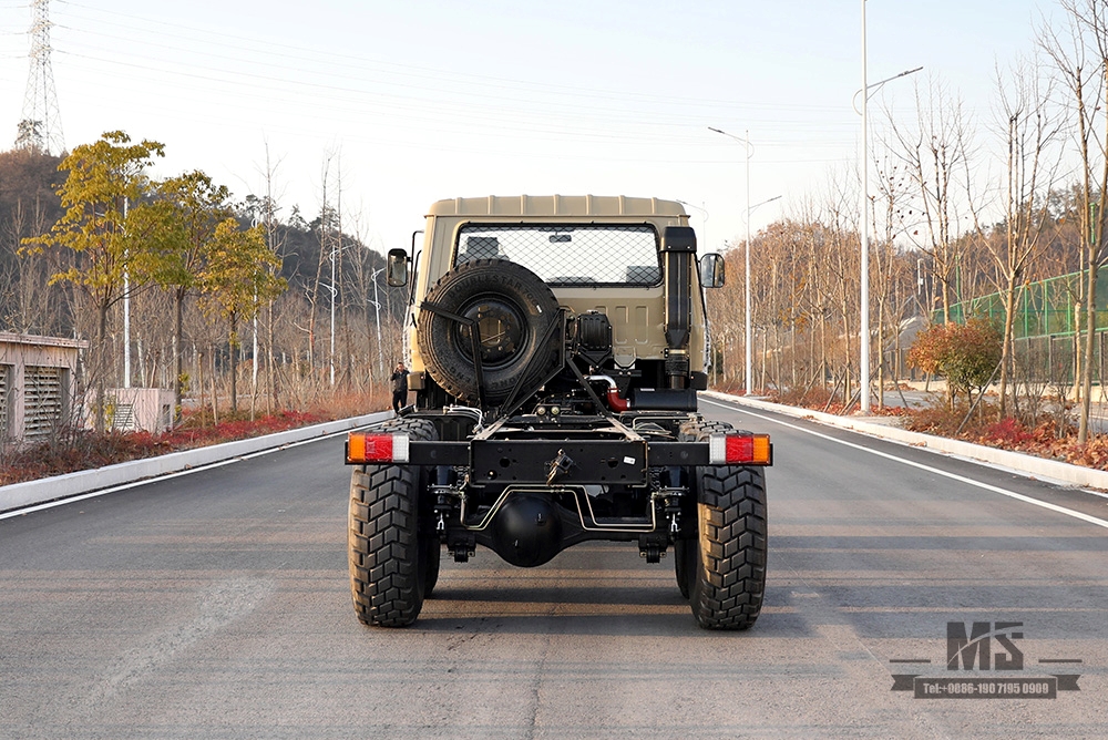 6×6 EQ2102 Dongfeng Off Road Truck Chassis_ Six Wheel Drive One and a Half 153 Cab Truck Chassis_Dongfeng AWD Export Special Purpose Vehicle Chassis