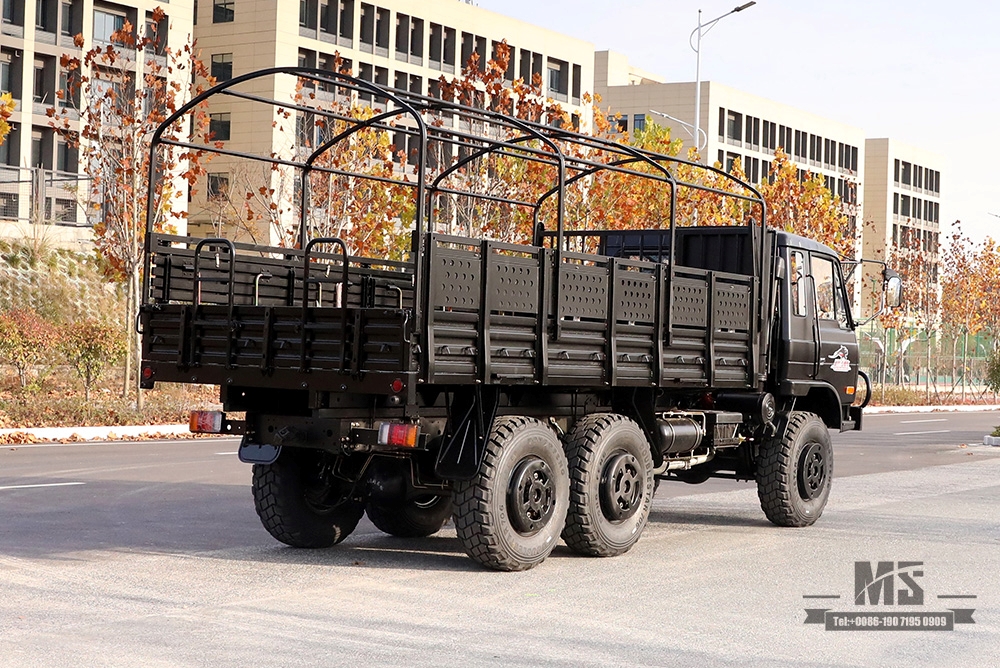 Dongfeng EQ2102 Off-road Three-axle Truck_190 HP Six wheel Drive Black Cargo Vehicle_All-wheel drive EQ2102G Export Special Purpose Vehicle