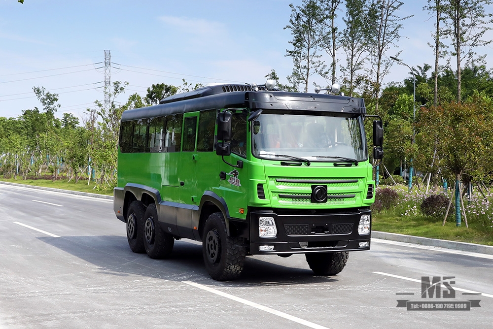 27-seat Bus Dongfeng Six Drive Off-road Bus_6*6 All-drive County Bus_260hp Modified Bus Export Special Vehicle