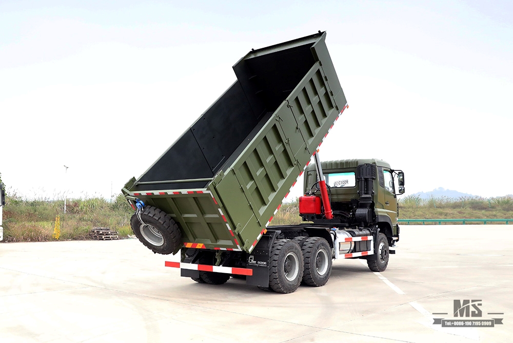 375hp Dongfeng 6*4 Dump Truck_Dongfeng 6x4 Flathead Row Half Tipper Truck For Sale_Export Special Vehicle