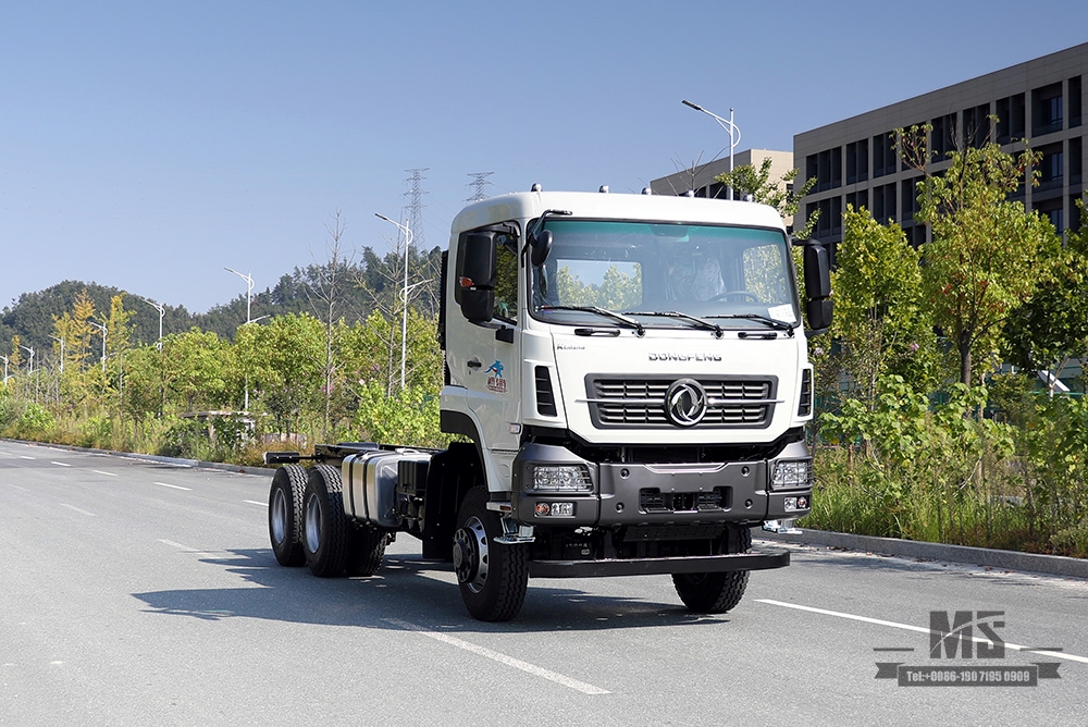 350 HP Six Wheel Drive Heavy Commercial Vehicle Chassis_Dongfeng 6×6 Truck Chassis Modification_Dongfeng Special Vehicle Chassis