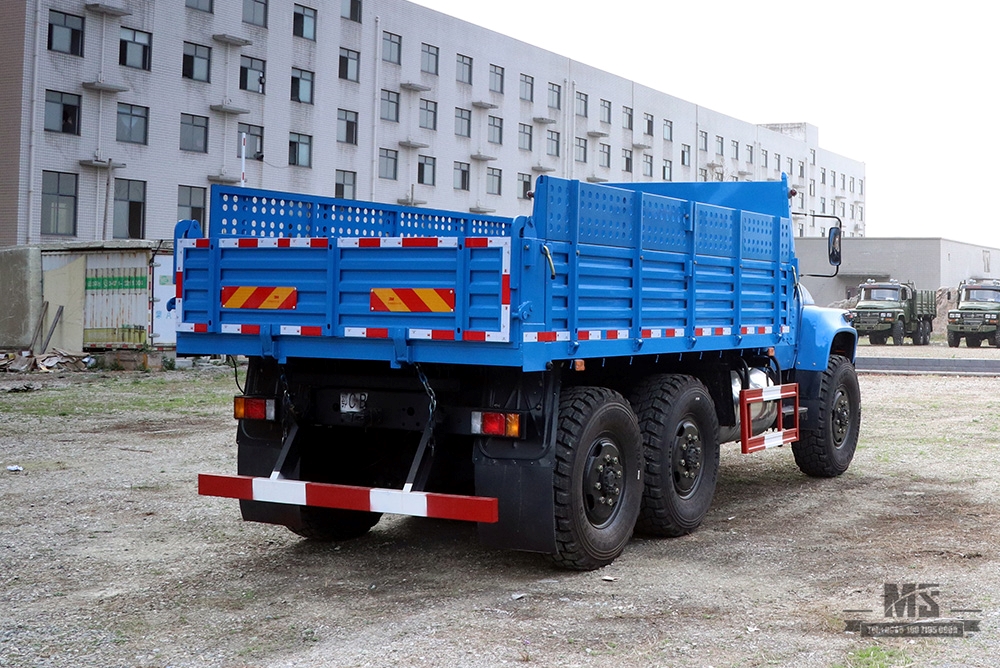 Dongfeng Six wheel Drive Off Road Dump Truck_EQ2100 6×6 210hp Pointed Head Single Row Transportation Truck_All-wheel-Drive Export Special Truck