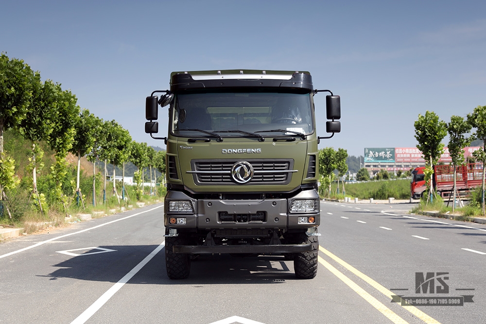 340 hp Dongfeng Six Wheel Drive Off-road Cargo Truck_6*6 15T High Container Heavy Duty Truck_6WD Special Logistics Truck for Export