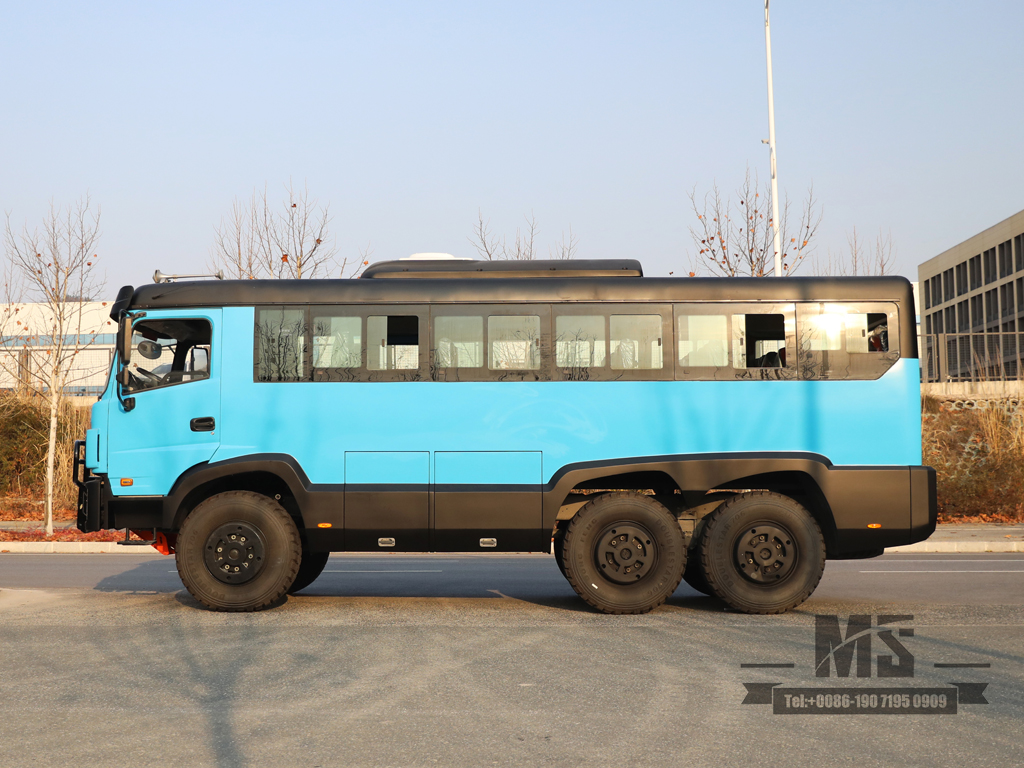 Dongfeng AWD 25 Seater Bus Dongfeng | 6x6 mountainBus Off-road Bus in Mining Areas made in china bus.