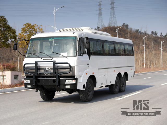 Dongfeng Six-wheel Drive Off Road Bus 190 HP 6*6 Manual Six-speed Bus with Bumper Dongfeng Bus for sale Conversion Manufacturer Export Special Vehicle
