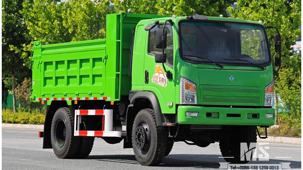 Dongfeng 4WD Flat‑Cab Off‑Road Dump Truck Launched with Multi‑color Options for Overseas Markets