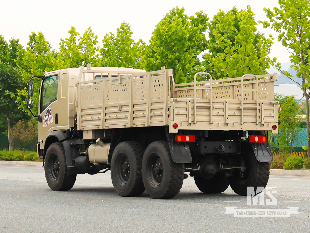 Dongfeng 6X6 Gray Flat-head EQ2082 170HP SingleRow Cab Trucks 6WD Off-road Trucks 